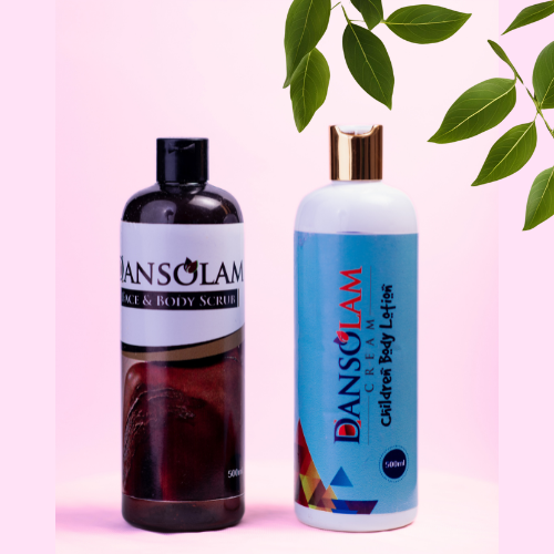 2 SET (Children Cream and Sugar Scrub)