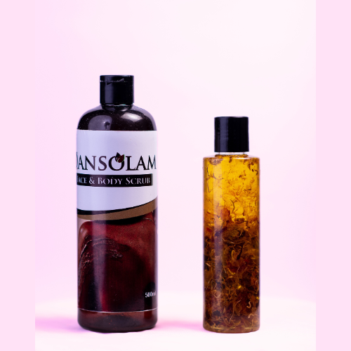 2 SET Discoloration oil & scrub (Perfect for all skin)